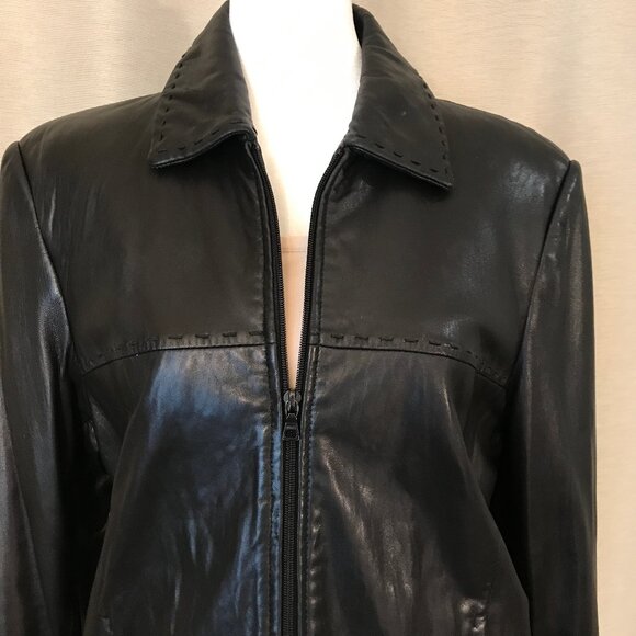 Chic Jones of New York Soft Leather Jacket - Picture 1 of 5
